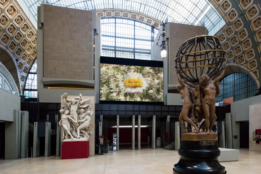 LAURENT GRASSO AU MUSÉE D’ORSAY, TECHNOLOGIE ET HYPNOTISME